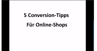 5 Conversion Tipps für Online Shops