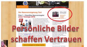 online-geld-verdienen-nischenwebseiten-persoenliche-bilder-schaffen-vertrauen