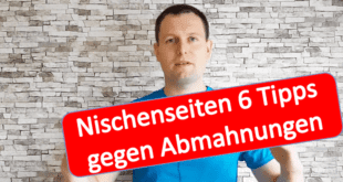 Nischenseiten 6 Tipps gegen Abmahnungen