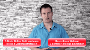 Einladung Webinar 3 Schritte 4 stellige Einnahmen