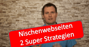 Nischenwebseiten Strategieplanung zum Geld verdienen