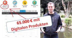 Lars Pilawski Online Geld verdienen 65000€ Einnahmen mit digitalen Produkten