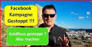 Facebook Kampagne gestoppt Was machen