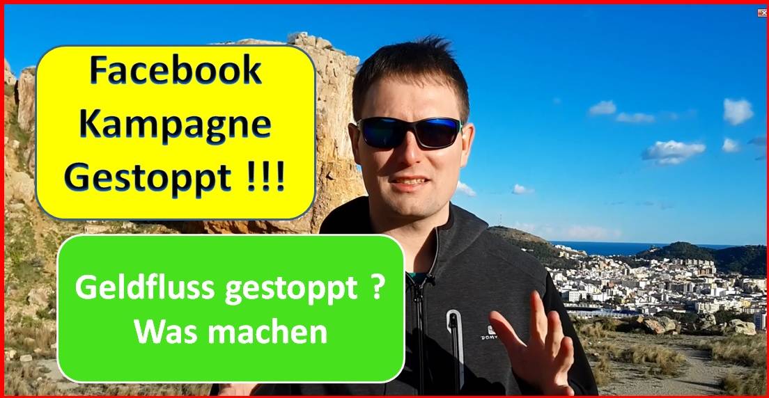 Facebook Kampagne gestoppt Was machen