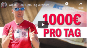 1000 Euro pro Tag