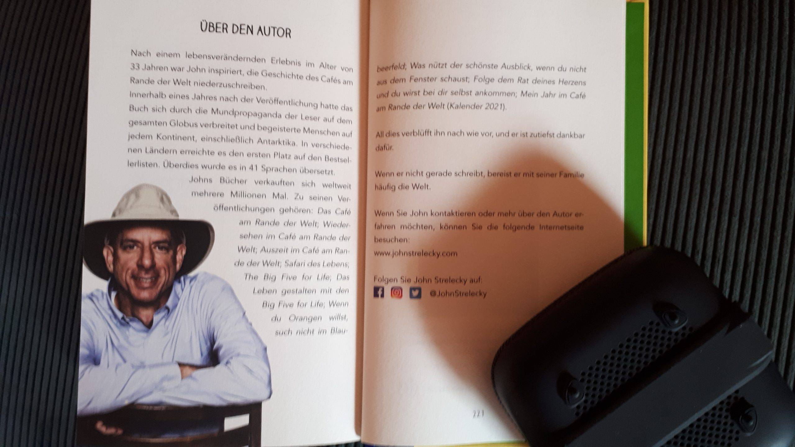 Was ich gelernt habe, John Strelecky – Buchanalyse