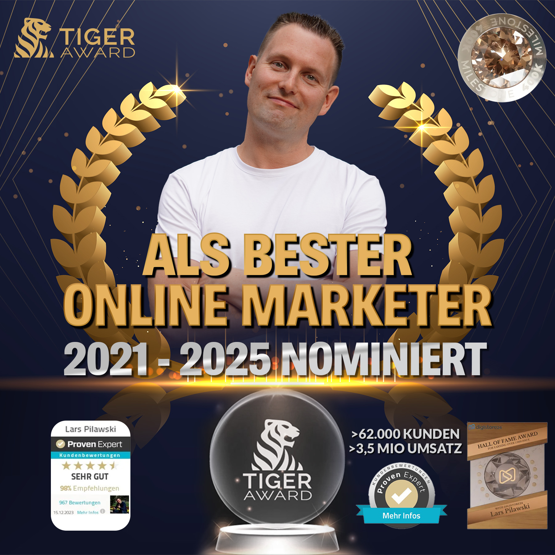 2025 Tigeraward Buch Traffic Kundenakquise im 21. Jahrhundert